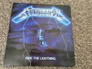 Metallica Ride the Lightning Vinyl Record Vertigo Press 1984