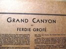 1st Rec 1932 Ferde Grofe GRAND CANYON SUITE Paul Whiteman Orch VICTOR C-18 3x12