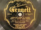 SAM KU JR. Shellac OLD BLACK JOE/LIKE-NO-LIKE Record GENNETT #6225