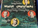 BING CROSBY Selections From White Christmas 1954 Vinyl Mono Decca LP vg+ rare