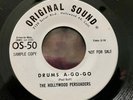 HOLLYWOOD PERSUADERS Drums A Go-Go/Agua Caliente 45 - Zappa Surf Promo NM
