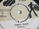 UPSETTERS /SKINNHEAD REGGAE/DIP 45/REBELS TRAIN / VERSION EX