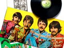 VINTAGE APPLE THE BEATLES SGT PEPPERS LONELY HEARTS CLUB BAND VINYL LP