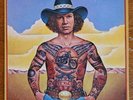 David Allan Coe Tattoo WHITE LABEL GOLD STAMPED PROMO 1977 LP Vinyl VG+/VG+