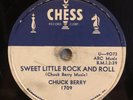 CHUCK BERRY - SWEET LITTLE ROCK AND ROLL/JOE JOE GUN - 1958 CHESS 1709 78 rpm