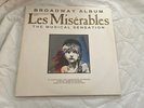 LES MISERABLES BROADWAY CAST 2 LP SET