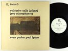 Evan Parker & Paul Lytton - Collective Calls (Urban) LP - Incus UK VG++