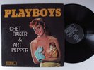 CHET BAKER & ART PEPPER Playboys WORLD-PACIFIC LP VG+ mono cheesecake cover y