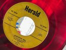 EMBERS 45 IST PRESS BLOCK HERALD 1032 RED VINYL PARADISE HILL R&B / DOO WOP