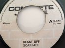 SCARFACE BLAST OFF 7 INCH SINGLE 1976 REGGAE ROOTS DUB C.J.754