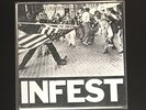 INFEST Purple Vinyl Neanderthal spazz crossed out