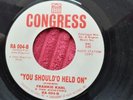 NORTHERN SOUL FRANKIE KARL 'YOU SHOULD O' HELD ON'/RICHIE ADAMS 'I CAN'T ESCAPE'