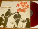 The BEATLES Hard Day's Night Japanese RED colored vinyl LP Odeon OP-7123 VG+/Exc