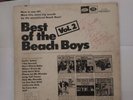 Record Cover LP Signed Beach Boys by Mike Love to Joe Namath Football HOF VG