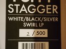 SINGLE-DIGIT #/500 - Poppy - Stagger - White/Black/Silver Swirl Vinyl New Sealed