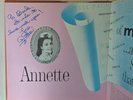 Annette Funicello SIGNED Vinyl LP Story of My Teens