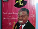 LOUIS ARMSTRONG SATCHMO IN STYLE RARE ORIG '58 DECCA BLACK LABEL MONO LP NR MINT