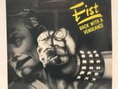 RARE 1ST 1982 UK YELLOW vinyl FIST Back With A Vengeance LP HEAVY METAL Record