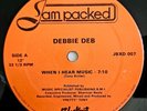 FREESTYLE - DEBBIE DEB - WHEN I HEAR MUSIC - JAM PACKED / BLACKOUT IMPORT OG