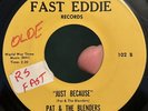 GRAIL Northern Soul 45 PAT & THE BLENDERS Just Because  FAST EDDIE VG++