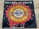 Guns N Roses Live And Let Die Vinyl Record 1991 GFST17 Clear Orange Ltd Edition