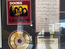 Framed The Doors L.A. Woman 24 KT Gold Plated Record Limited Edition 510/2500