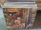 VTG 37 PC ROCK VINYL LP RECORD RESALE LOT-IRON MAIDEN-QUEEN-BOWIE-STONES-RESALE