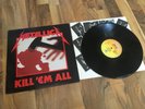 METALLICA KILL' EM ALL LP VINYL 1989 DMM REISSUE VG(+)