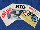 3-Vintage Records LP, Hurst 64 Nationals, Big Sounds Of The Drags, Six Pack