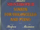 SHAFRAN Cello SHOSTAKOVICH Sonata MUSINIAN Piano PRAGUE 1957 Supraphon LPM-304