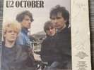 U2 October Vinyl Signed
