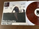 SIGNED Black Country New Road, For The First Time Brown Marble Vinyl LP Mint