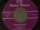 LIGHTNING  SLIM: rock me mama / bad luck FEATURE 7