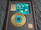 THE BEATLES 24KT GOLD PLATED RECORD A HARD DAYS NIGHT CAPITOL RECORDS FRAMED