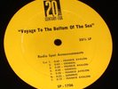 Voyage to the Bottom of the Sea Radio Spots LP Frankie Avalon reads 4 spots