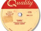 Rare 1958 CHUCK BERRY Rock’n Roll 78 RPM Record. Carol/ Hey Pedro
