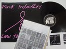 PINK INDUSTRY Low Technology - EX/EX Cond Zulu Records LP & Press Release (1982)