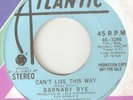 BARNABY BYE Cant Live This Way ATLANTIC PROMO WIGAN CASINO NORTHERN SOUL USA 45