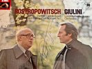 ROSTROPOVICH cello concerto DVORAK SAINT-SAENS GIULINI ED1 HMV *AUTOGRAPH** MINT