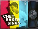 CHET BAKER Sings LP WORLD PACIFIC RECORDS PJ-1222 US 1956 DG MONO Russ Freeman