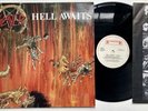 Slayer Hell Awaits 1st Europe vinyl press matt paper labels + inner -Great copy