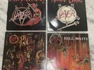Slayer ‎.    Show No Mercy.  Haunting The Chapel.  Reign In Blood.  Hell Awaits.