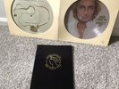 Vtg Barry Manilow picture Disc 12” vinyl record Set & 1980 Tour Program Signed
