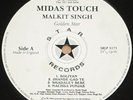 Malkit Singh (Golden Star) - Midas Touch - LP Vinyl Record Bhangra Punjabi