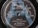 The JACKSON FIVE - I AM LOVE  A-label 1975 soul funk Demo Michael 5 Promo Motown