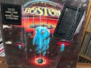 BOSTON 1ST LP DEBUT IN PARTIAL SHRINK w. HYPE STICKERS AOR CLASSIC ROCK ORIG.
