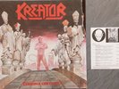 LP KREATOR TERRIBLE CERTAINTY ROCK TRASH ORIGINAL GER 1987 VG++/NM + POSTCARD