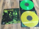 CRADLE OF FILTH THRONOGRAPHY 2 LPS ORIGINAL YELLOW/ GREEN VINYL VG++