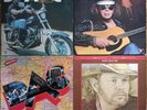 FOUR David Allan Coe LP's Rides Again Human Emotions D.A.C. Invictus PLEASE READ