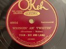 JAZZ 78 Tram, Bix Beiderbecke & Lang WRINGIN' & TWISTIN'/IN A MIST Okeh 40916 E
